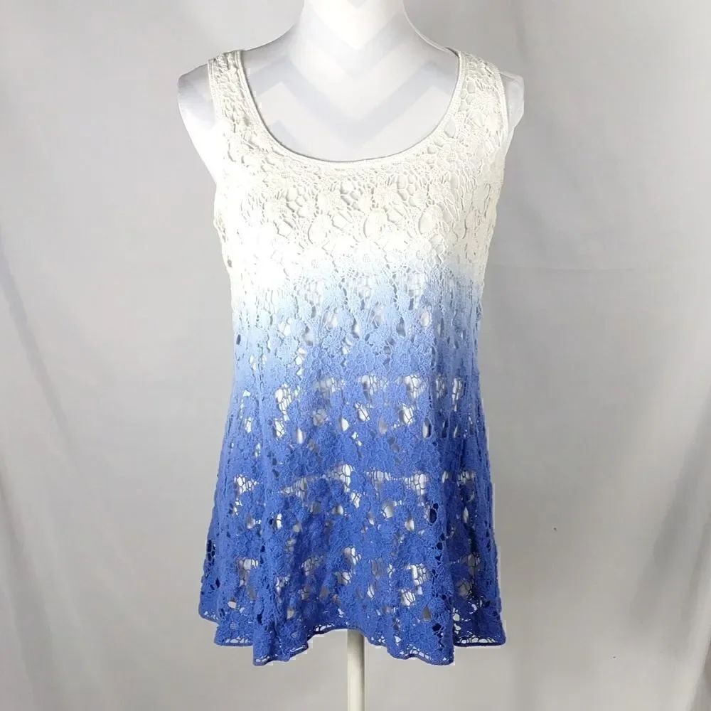 V Christina Crocheted Woman's Top